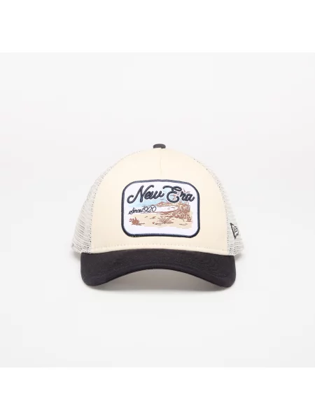 Czapka New Era MC AF Trucker Light Cream/ Navy Universal beżowa