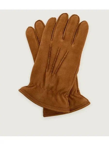UGG Mănuși 3 POINT | piele întoarsă bej