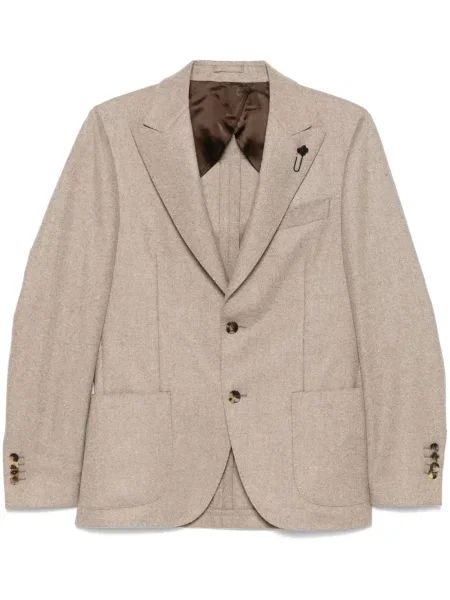 Sacou Lardini din cașmir maro