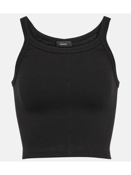Cropp top Wardrobe.nyc tricotate negru