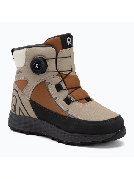 Gyerek hótaposó Reima Hallava Quicklock earthy beige. Méret: 28 EU bézs
