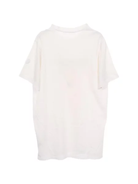 Tricou Moncler cu imagine alb
