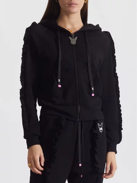 Just Before Кофта спортивна чорний