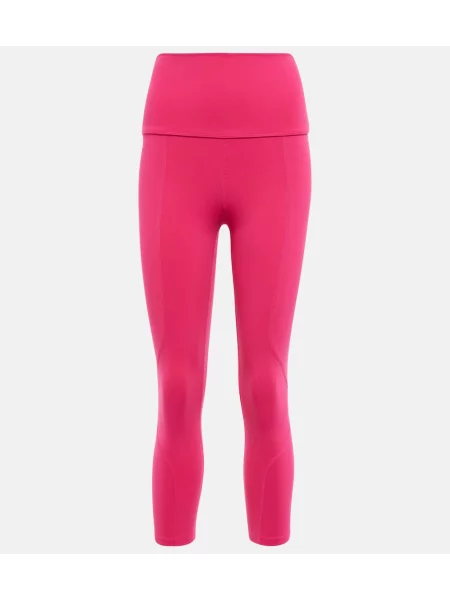 Leggings Live The Process cu talie înaltă cu imprimeu geometric roz