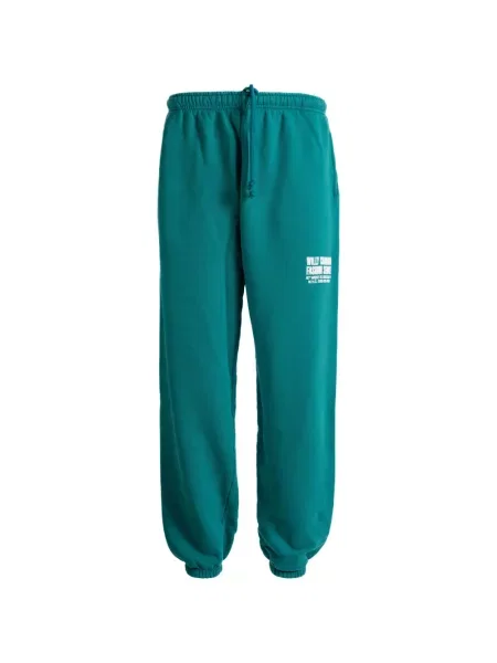 Pantaloni Willy Chavarria cu imagine alergare cu cordon verde