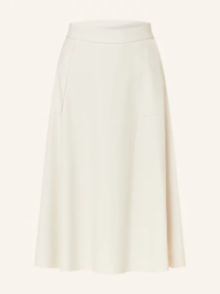 Spódnica midi z elastycznym pasem model ‘FENJA’ Raffaello Rossi beżowa