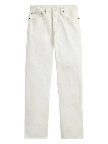 Pletene sportske kratke hlače Polo Ralph Lauren s printom bijela