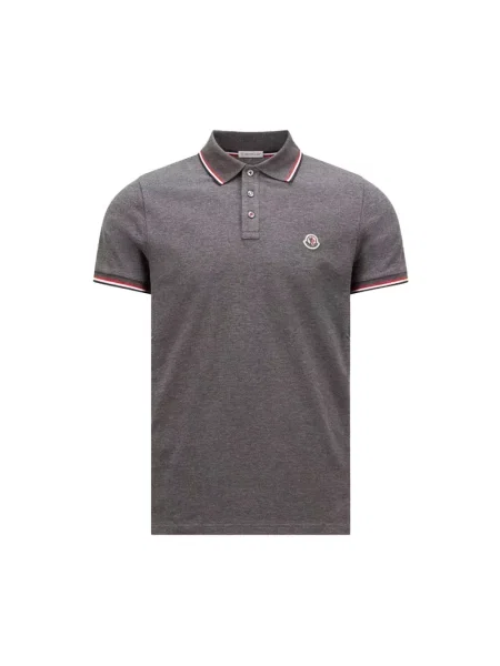 Koszulka polo Moncler szara