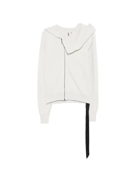 Hanorac cu glugă Rick Owens Drkshdw cu glugă alb