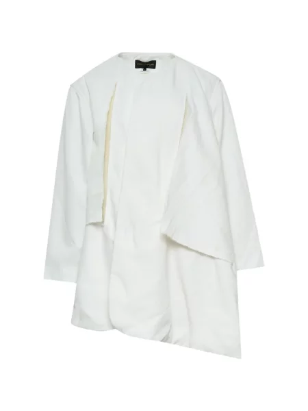 Geacă Comme Des Garçons asimetrică alb