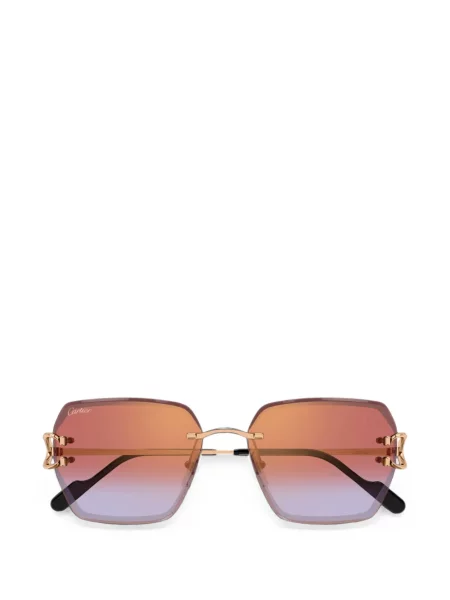Ochelari de soare Cartier Eyewear cu imprimeu geometric