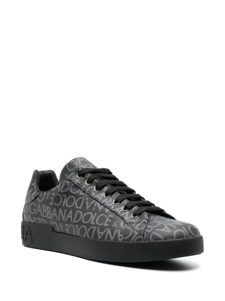 Žakardinis sportbačiai Dolce & Gabbana Portofino juoda