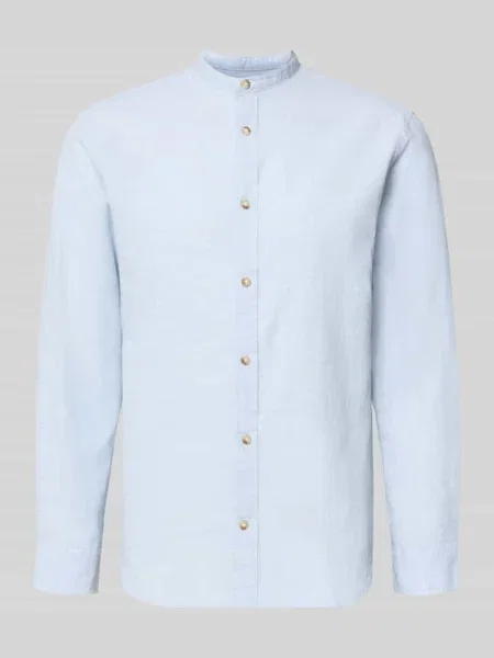 Koszula casualowa o kroju regular fit z mieszanki bawełny i lnu Jack & Jones