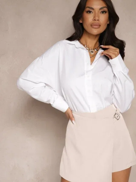 Pantaloni scurți Nonithra deschis bej