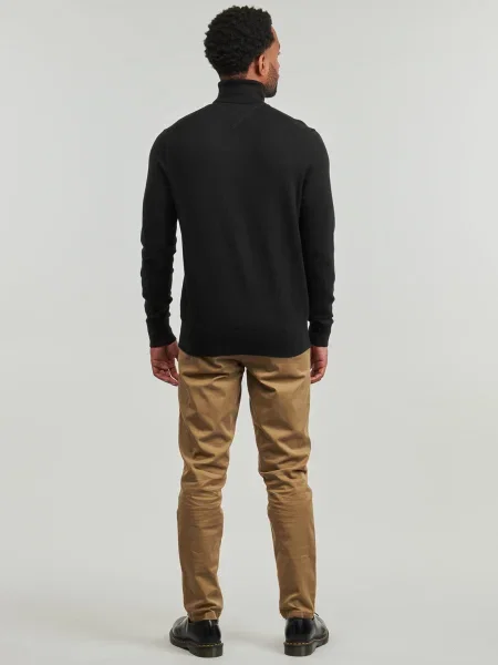 Pulover Tommy Hilfiger din cașmir negru