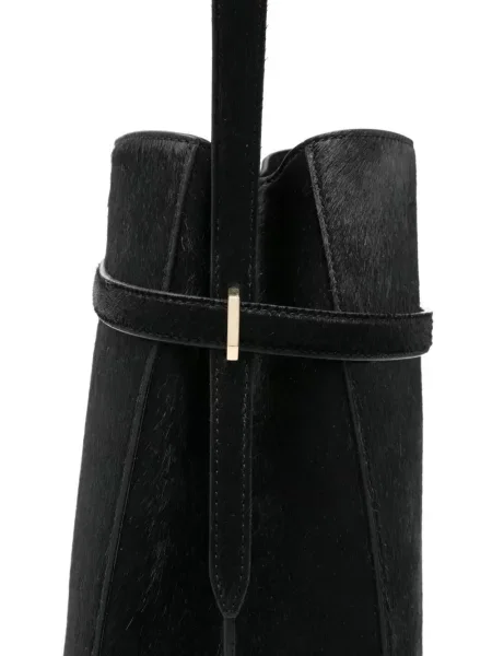 Geantă bucket Toteme din piele negru