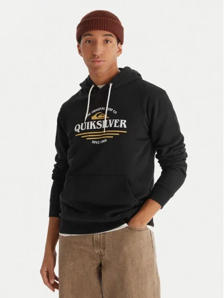 Quiksilver Суитшърт Screen Fleece Classic черен