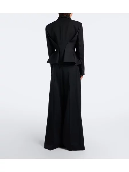 Pantaloni Givenchy de lână negru