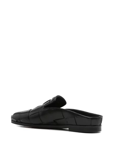 Papuci tip mules Morgillo negru