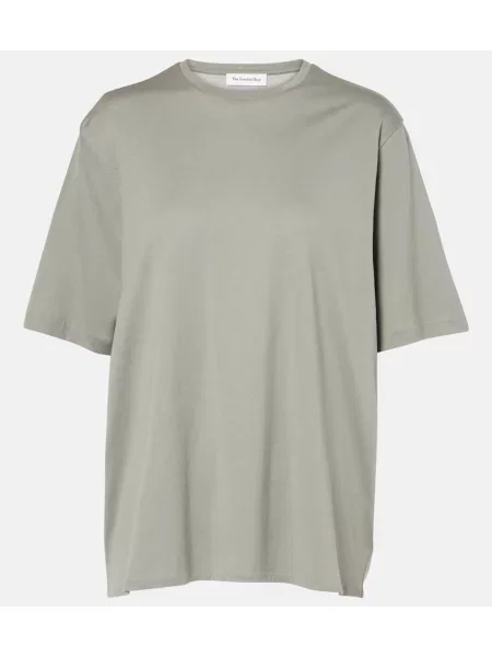 Tricou The Frankie Shop din jerseu gri