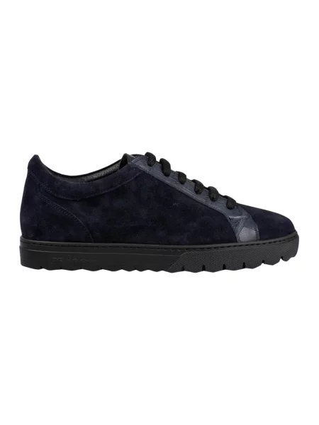 Sneakersy Kiton zamszowe niebieskie