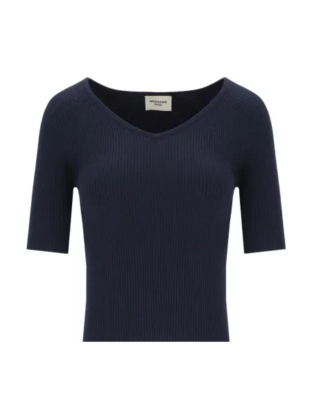 Sweter Weekend Max Mara niebieski