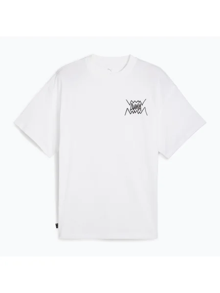 Мъжка баскетболна тениска Puma Jaws Core Tee II puma white бяло