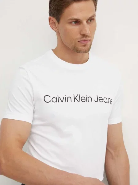 Calvin Klein Jeans tričko bílé