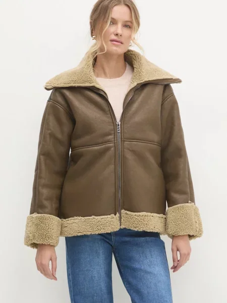 Яке Answear Lab преходен модел зелено