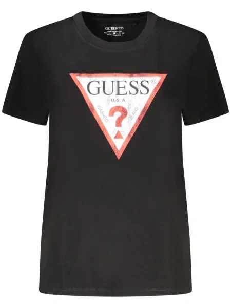 Tricou Guess scurt negru