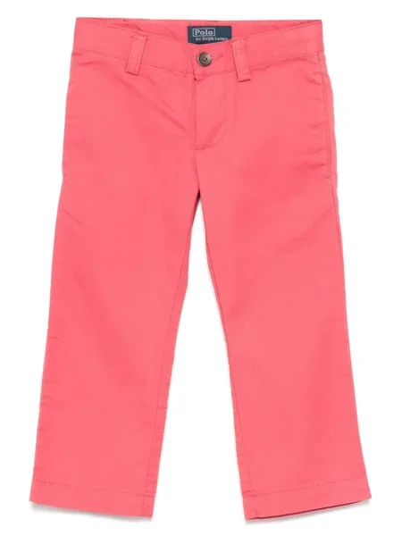Spodnie dziecięce Polo Ralph Lauren różowe