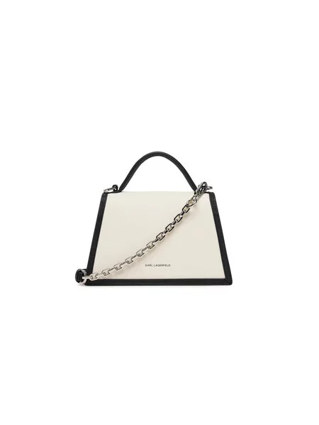 Karl Lagerfeld Rankinė juoda balta