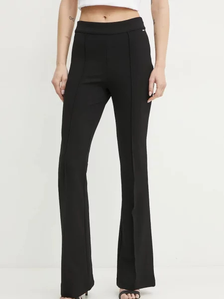 Hlače Guess EVELINA črna