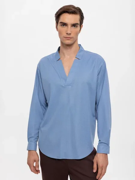 Antioch Tricou albastru