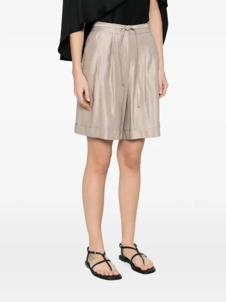 Pantaloni scurți Peserico plisate