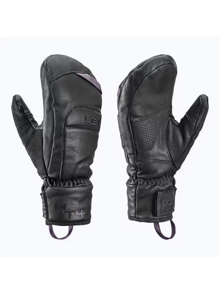 Дамски скиорски ръкавици LEKI Montera Prime Mitt black/blackberry grey черно
