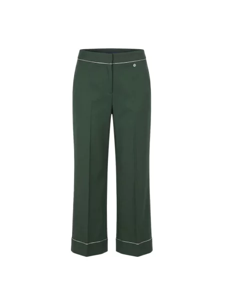 Spodnie Trussardi zielone