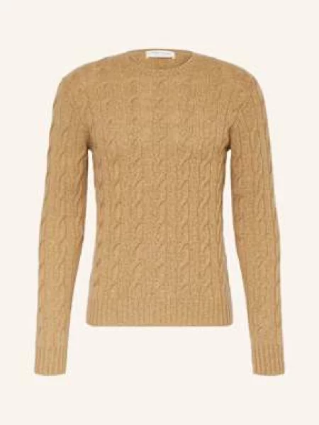 Ralph Lauren Purple Label Kašmírový Svetr velbloudí fialový