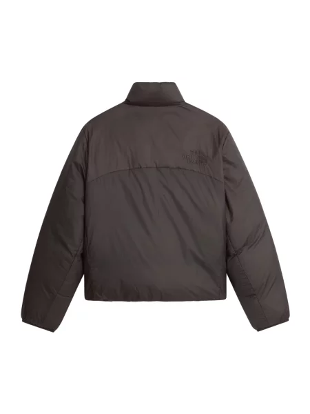 Lniana kurtka The North Face dwustronna szara