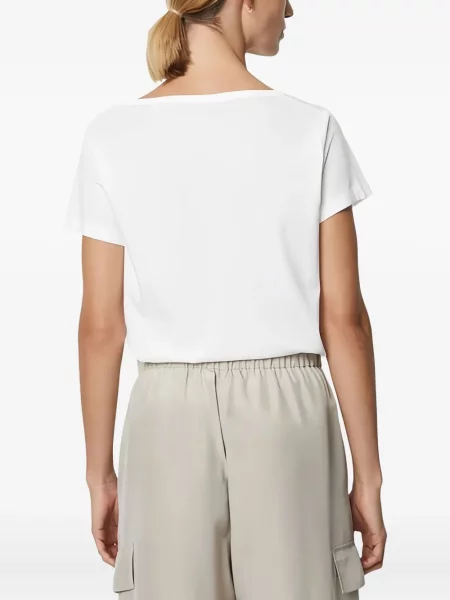 Tricou Marc O'polo cu imagine alb