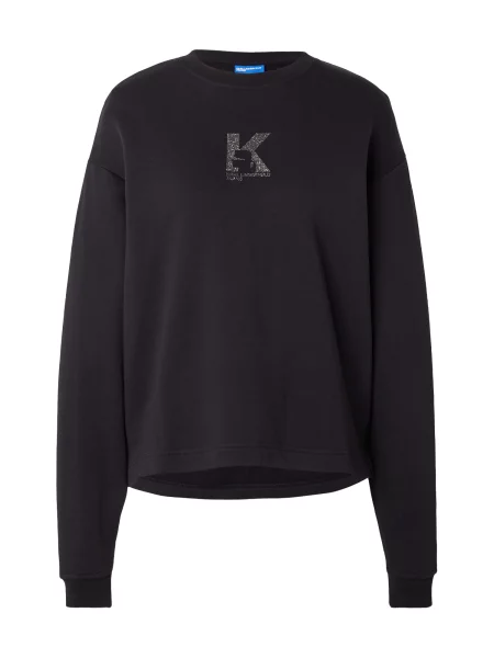 Hanorac Karl Lagerfeld Jeans negru