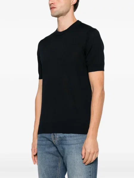 Tricou éphémère tricotate albastru