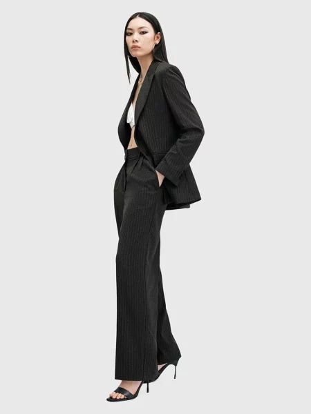 Παντελόνι AllSaints AVERIE PIN γκρι