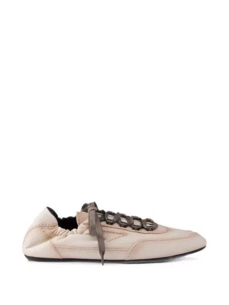 Sneakerși Prada din piele