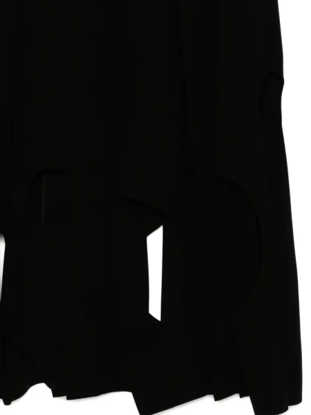 Plisuotas plisuotas sijonas Enföld iki kelių juoda