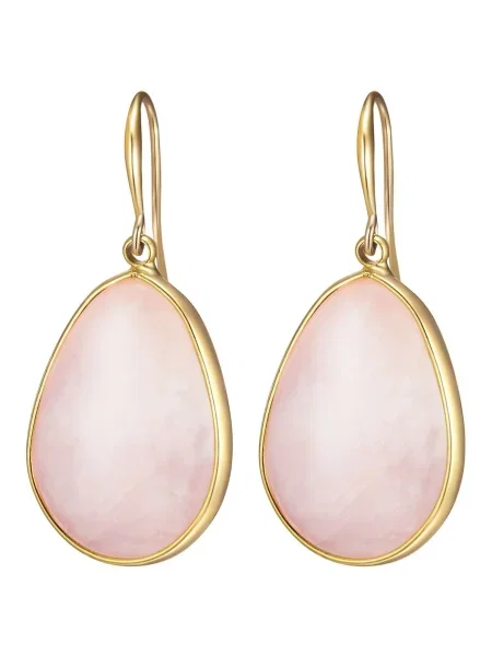 Lulu & Jane Cercei auriu / roz deschis galben