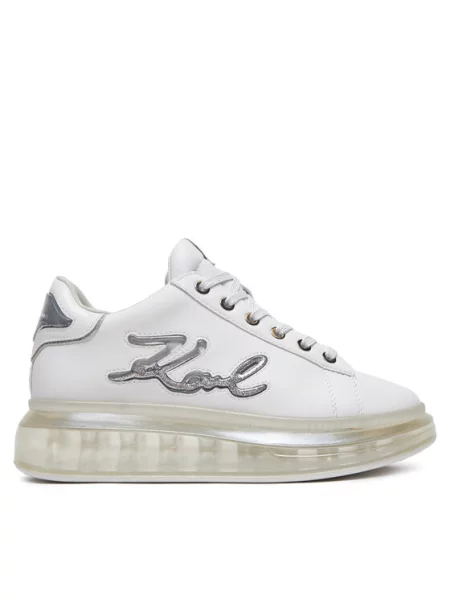 Sneakersy Karl Lagerfeld skórzane białe