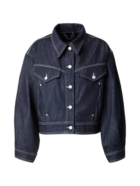 BOSS Geacă de primăvară-toamnă închis albastru