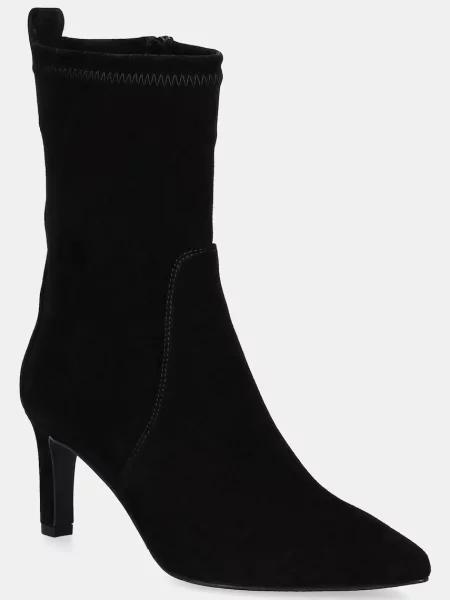 Answear.LAB cizme din piele intoarsa cu drept negru