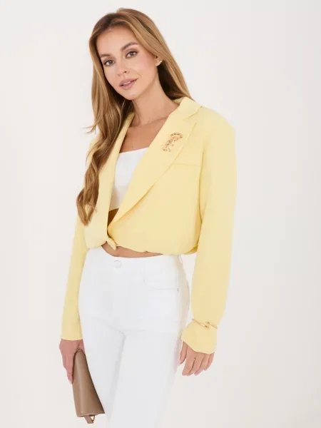 Geacă Italy Moda alb